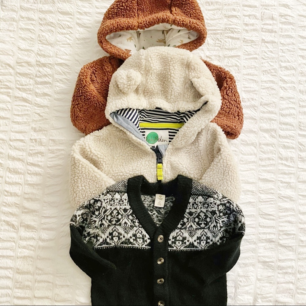 [BABY] NWOT Set of 3 Baby Outerwear (0-3mos)